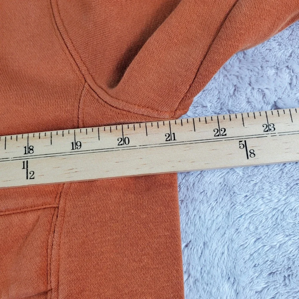 Nike Texas Longhorns Campus Collection Burnt Orange 1/4 Zip Hoodie Mens M Flaws